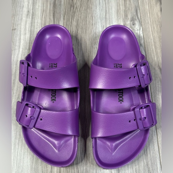 Birkenstock Arizona EVA Women's Comfort Sandal Bright Violet Sz 6 EU 37 NWT - Picture 9 of 11